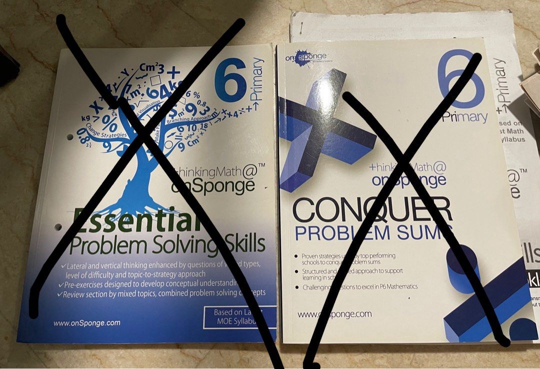 Onsponge , conquer problem sum (Category: Assessment Books) located in Singapore. Submitted by filababy88 (Listing ID 1273297672, Image 3). Description: .