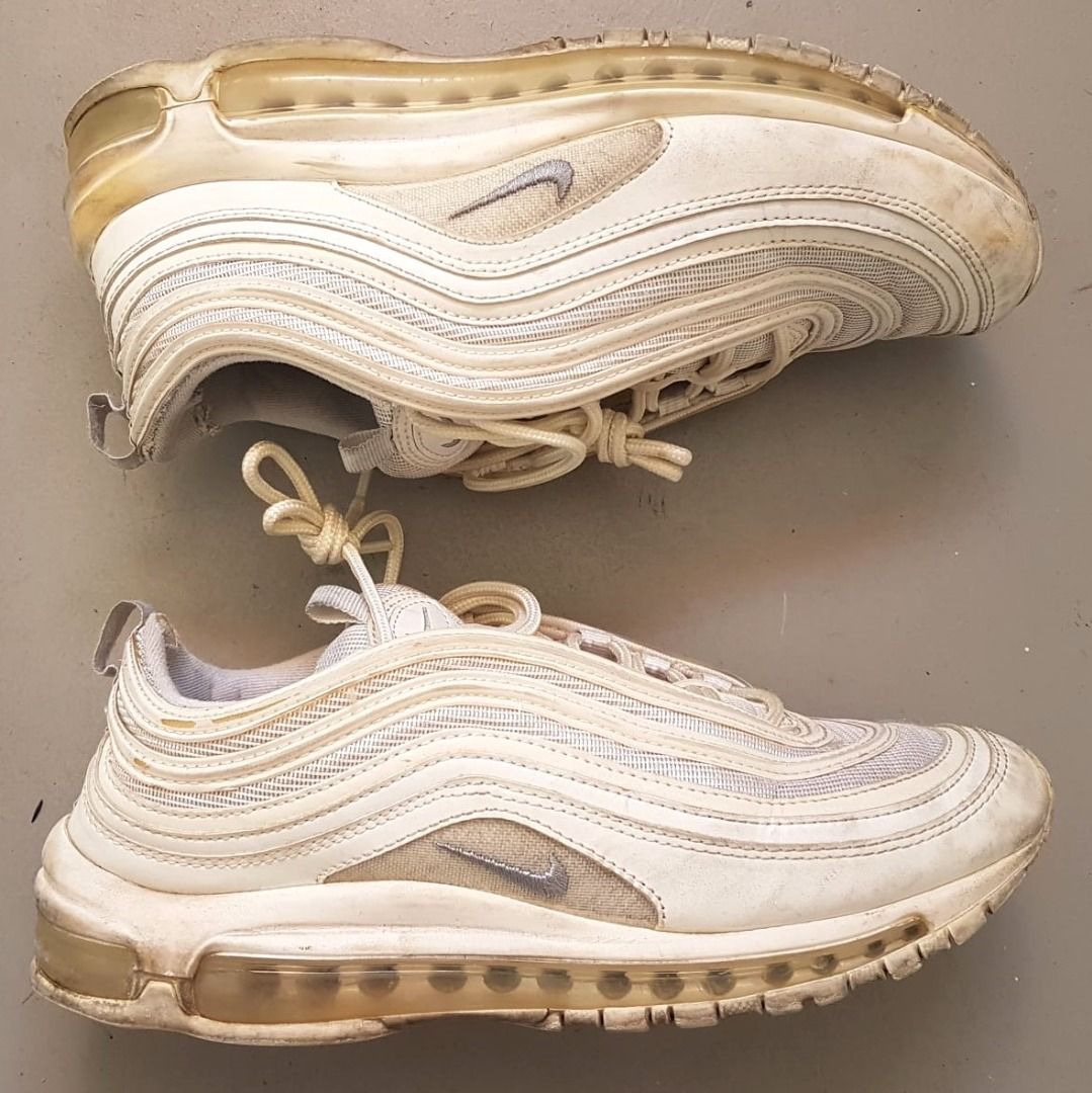 Original Nike Air Max 97 Sneakers US 8.5 UK 7.5 EUR 42 Off White Running Shoes
