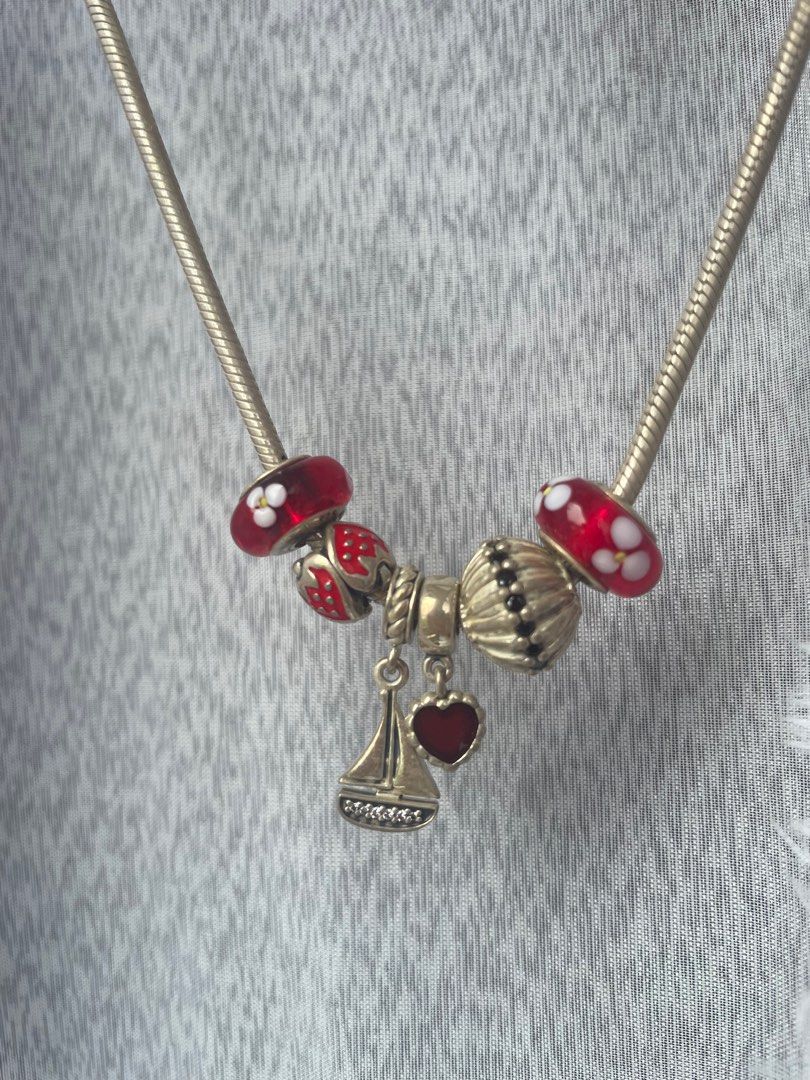 Pandora necklace that holds charms clearance