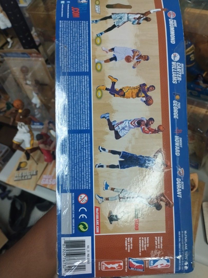 NBA McFarlane - Paul George (Category: Figurines & Statues) located in Cagayan de Oro. Submitted by maxxson11 (Listing ID 1313518560, Image 2). Description: Paul George - Sixers NBA Mcfarlane Figure Vintage Collection Figure Sealed MOD: LBC or JnT MOP: Gcash, COP or COD.