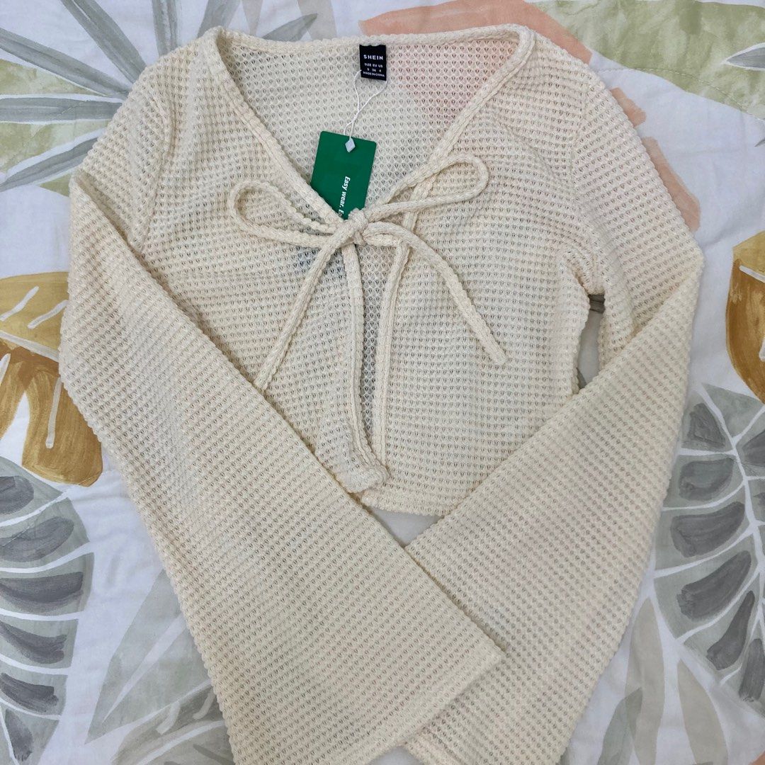 Cardigan with bell sleeves clearance