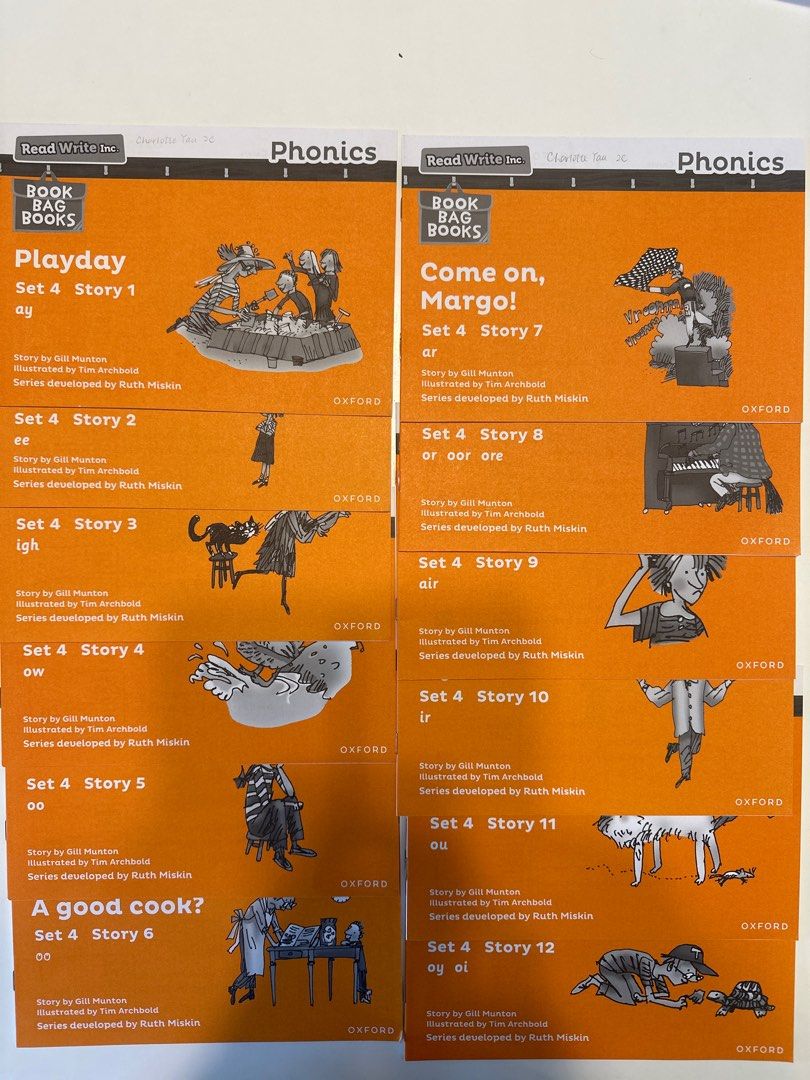 Read Write Inc. Phonics Set 4, 興趣及遊戲, 書本 & 文具, 教科書 - Carousell