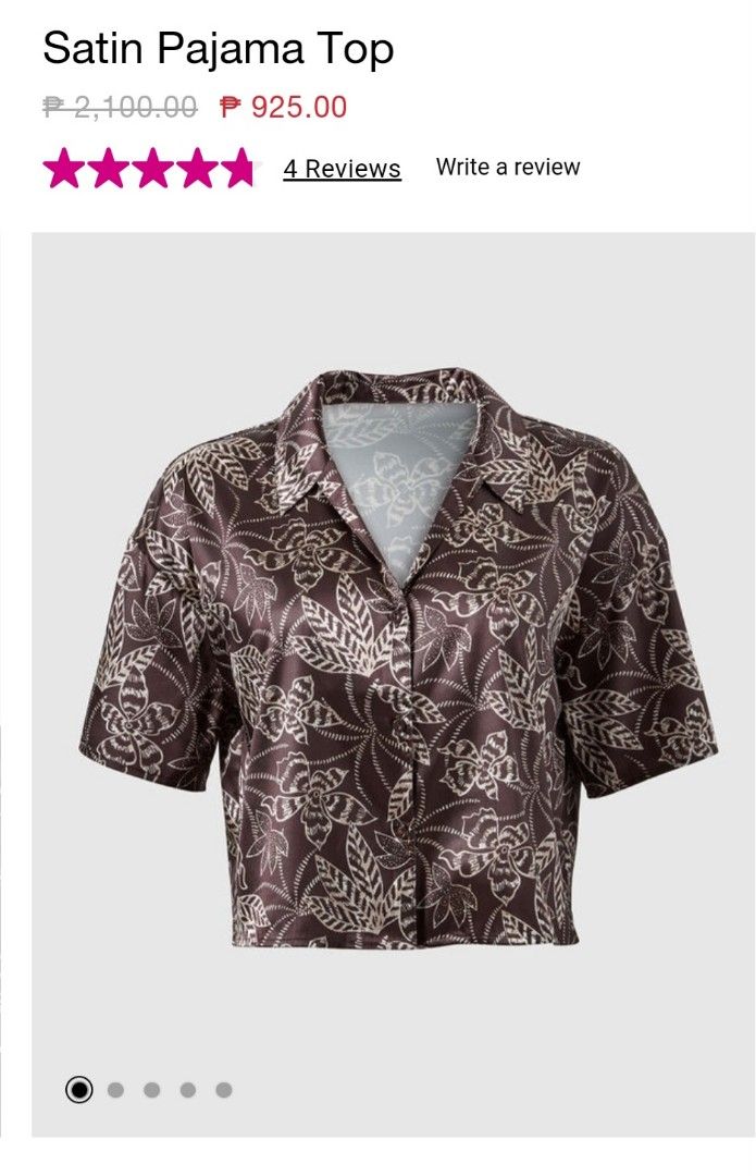 Satin panjama Top- la senza (Category: Bikinis & Swimsuits) located in Quezon City. Submitted by andreaeliz (Listing ID 1313468423, Image 1). Description: .