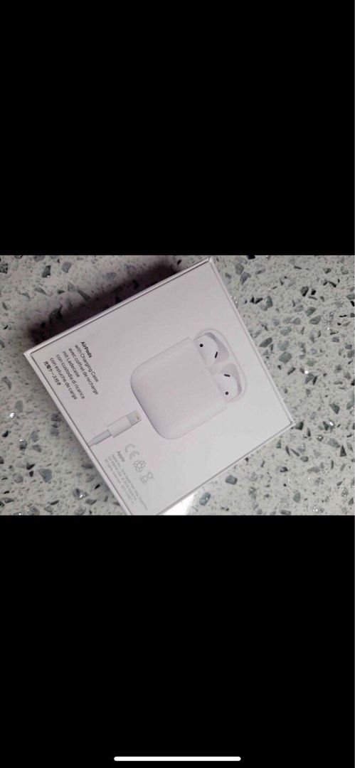 Sealed Airpod Gen 2 (Category: Audio) located in Toronto. Submitted by habteaseghedom (Listing ID 1313602027, Image 2). Description: Brand new sealed in packaging AirPod 2nd gen never used message if you have any questions can ship anywhere in canada for 10 dollars extra and provide tracking information comes with box charger etc feel free to message it comes with MagSafe charging case.