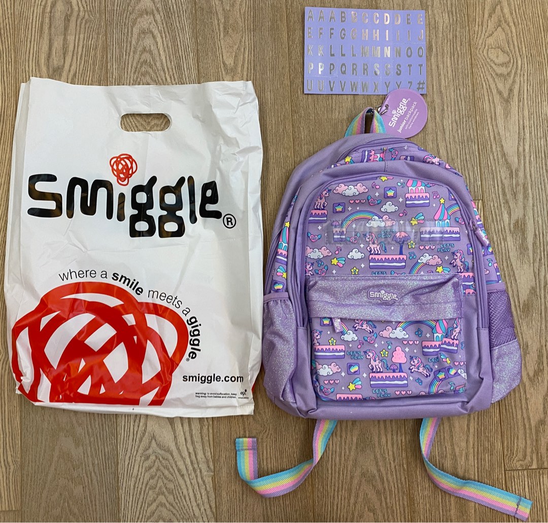 Smiggle smile backpack best sale