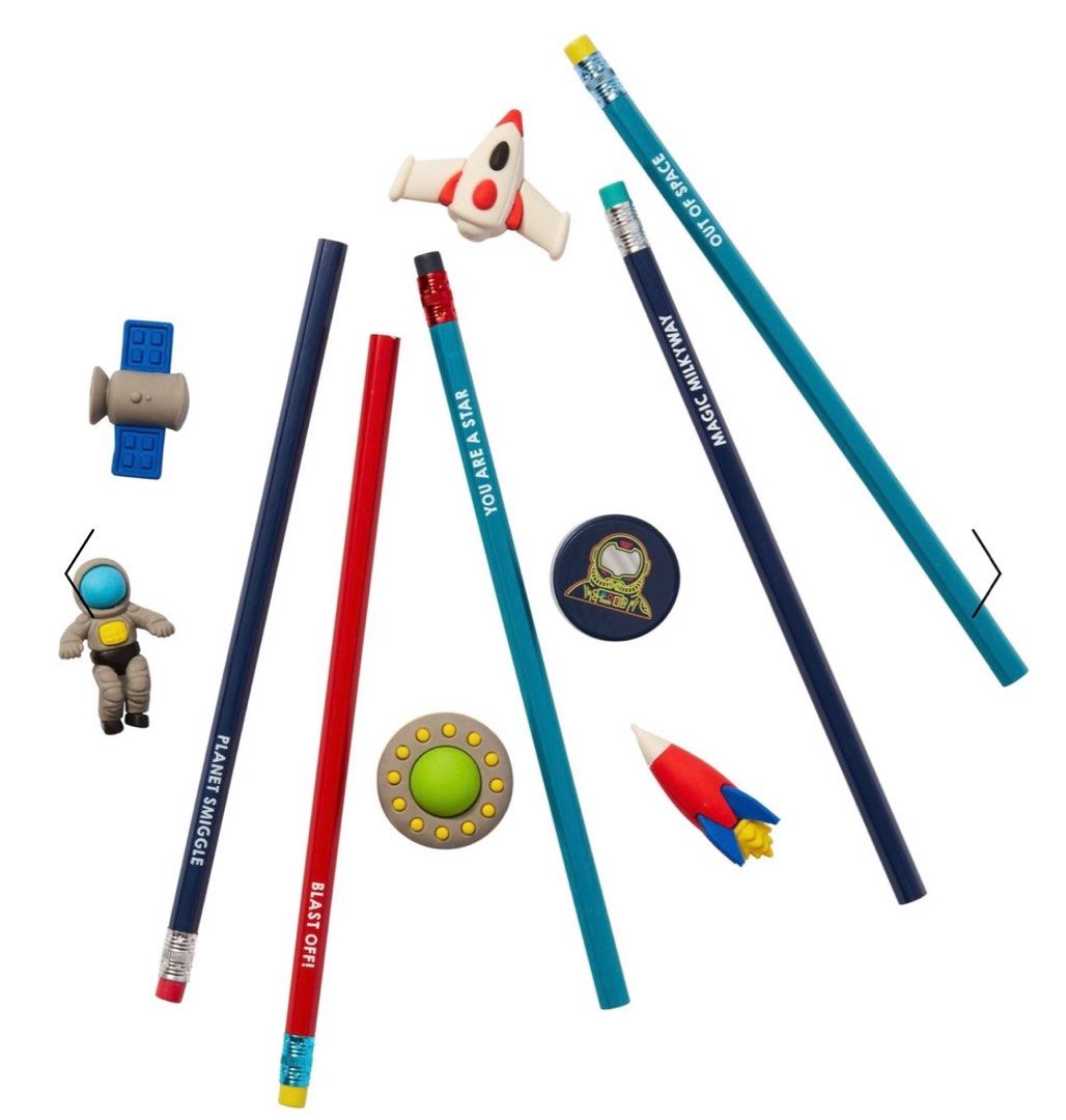 Smiggle Pencil and eraser set Space Station (Category: Stationery & School Supplies) located in Valenzuela. Submitted by kaelstoypalace (Listing ID 1313448973, Image 2). Description: .