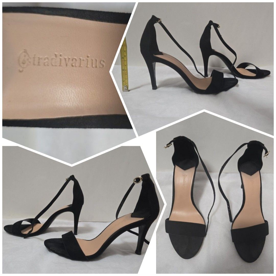 STRADIVARIUS FROM JAKARTA Sexy Black 3 inch heels FOR SLIM FEET ONLY B131 Women s Fashion Footwear Heels on Carousell