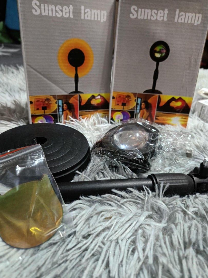 sunset lamp (Category: Lighting & Studio Equipment) located in Manila. Submitted by asstditems (Listing ID 1313471813, Image 2). Description: Same day delivery within metro manila Mode of Payment: CASH ON DELIVERY GCASH BANK TRANSFER Pm for inquiries! Happy Shopping & God bless..