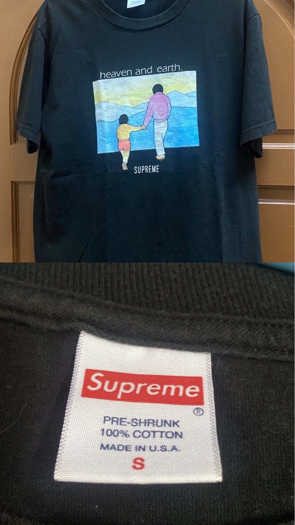 Supreme Heaven And Earth Tee Men s Fashion Tops Sets Tshirts Polo Shirts on Carousell