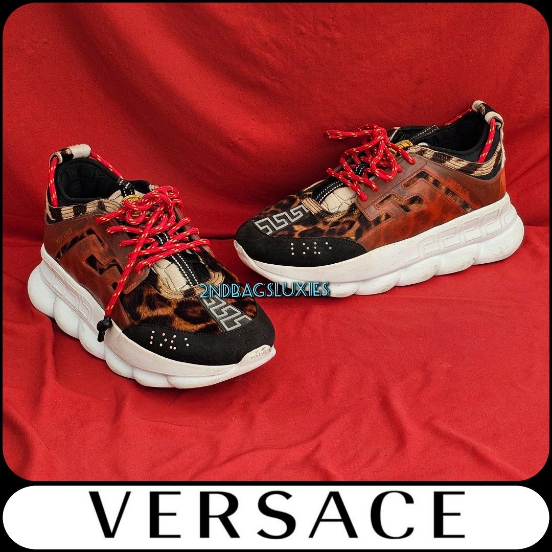 Sz 44 Versace 2Chainz Chain Reaction Collab Chunky Sneakers Shoes