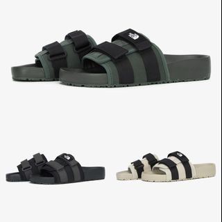 代購❣️THE NORTH FACE - WOVEN SLIDE the north face涼鞋拖鞋 (黑色/軍綠/米白）💥夏天必備/易襯629757745976351117