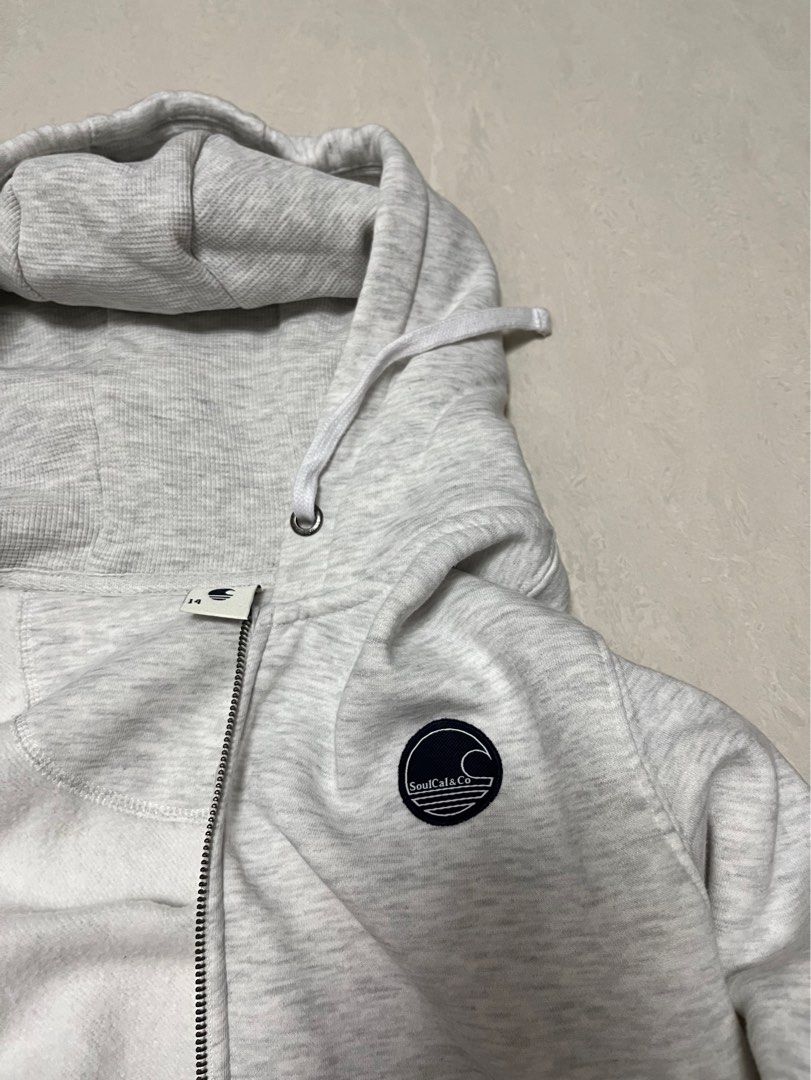 thick fleece zip up hoodie