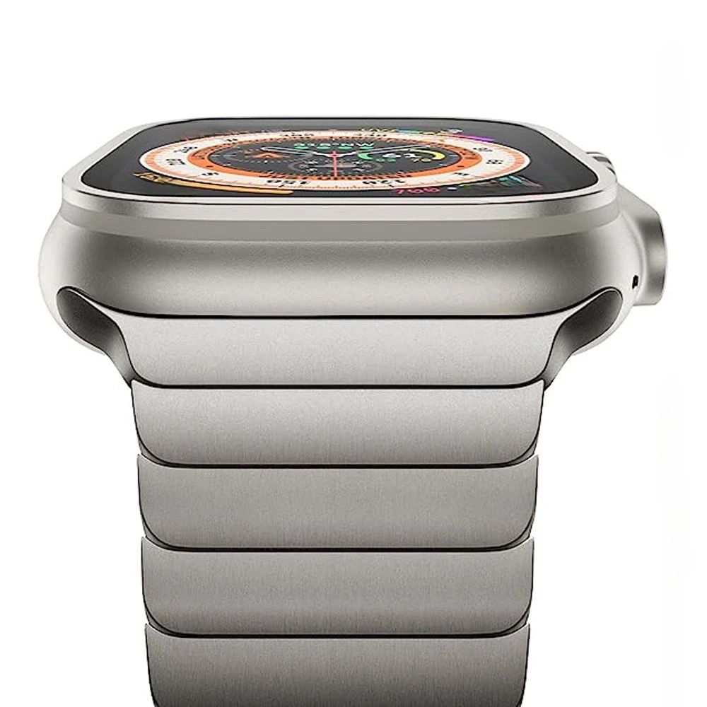 Smartwatch with stainless steel band on sale