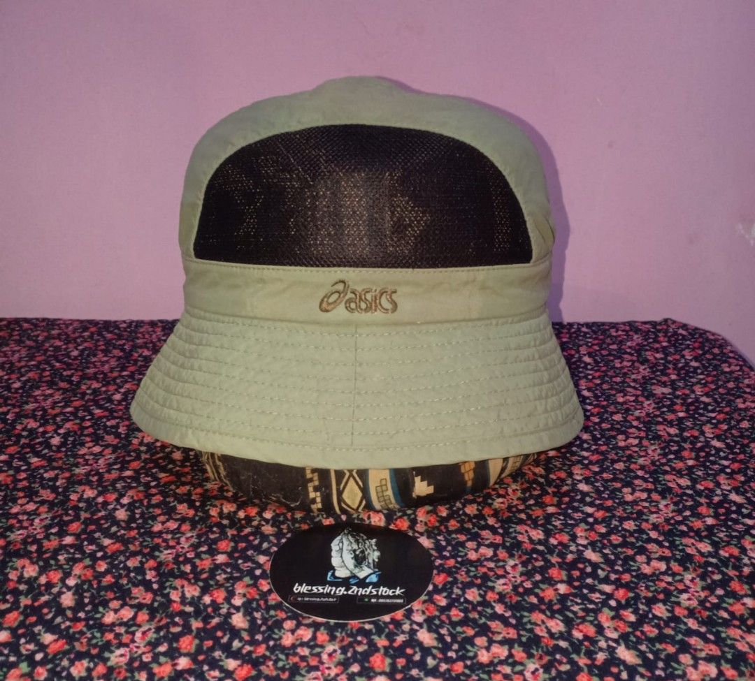 Topi buckethat topi asics
