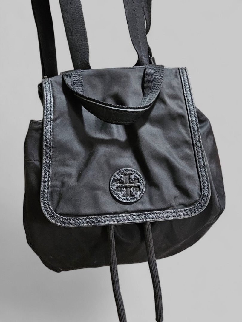 Tory Burch Mini Nylon Scout backpack (Category: Luxury Bags & Wallets) located in Cabuyao City. Submitted by swiftdeer.ed9787 (Listing ID 1313479405, Image 3). Description: FOR SALE Tory Burch Mini scout Backpack Nylon heavily used with signs of usage SEE ALL PHOTOS FOR YOUR REFERENCE PRICE: 1300 PLUS SF LAST PRICE POSTED MOP: GCASH LOCATION: CABUYAO LAGUNA PICK UP UPON MEET UP SHIPPING - NO COD, COP PICK UP VIA LALAMOVE COURIER: JRS OR JNT ONLY 