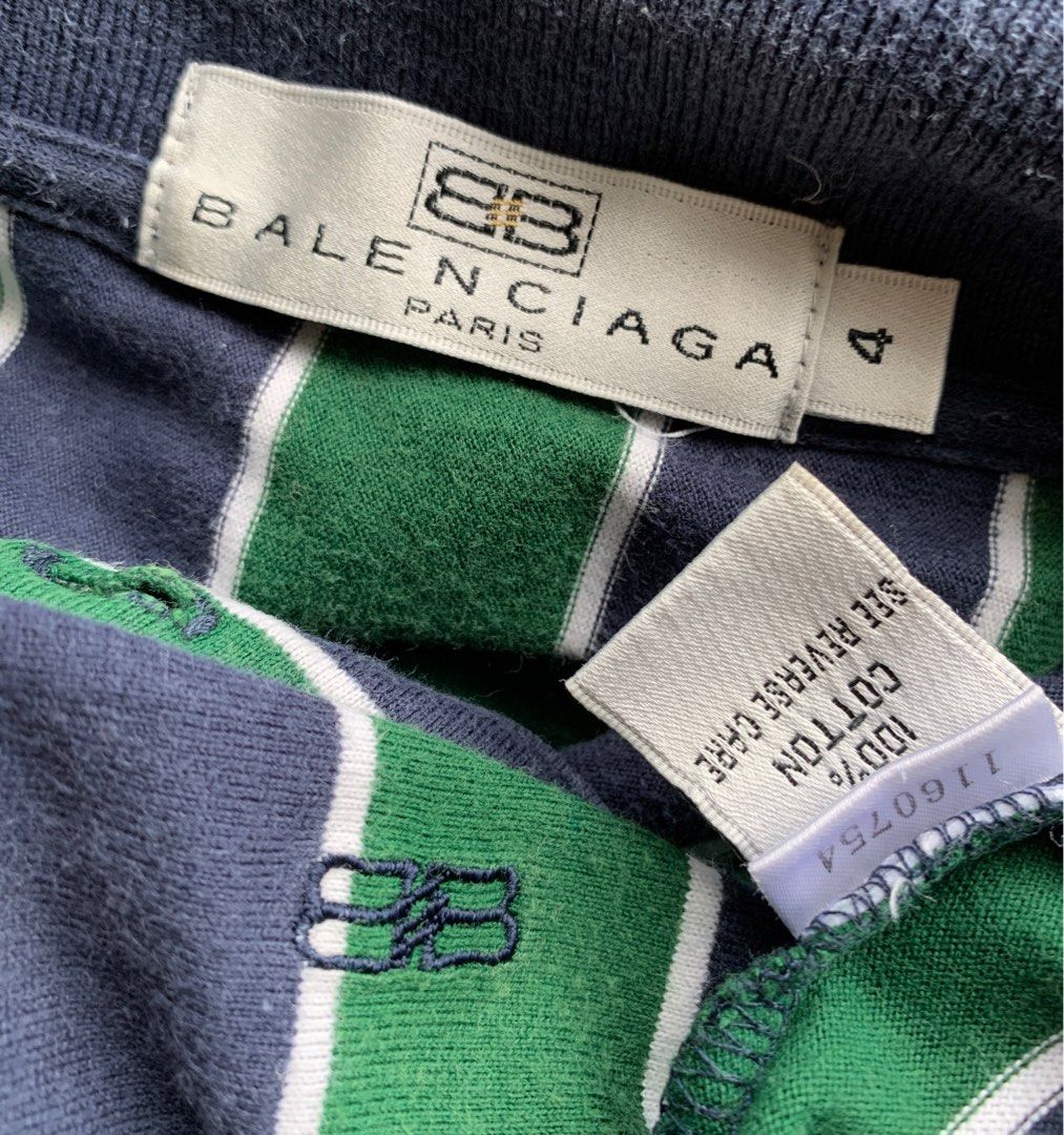 Vintage Balenciaga Polo Shirt Men s Fashion Tops Sets Tshirts Polo Shirts on Carousell