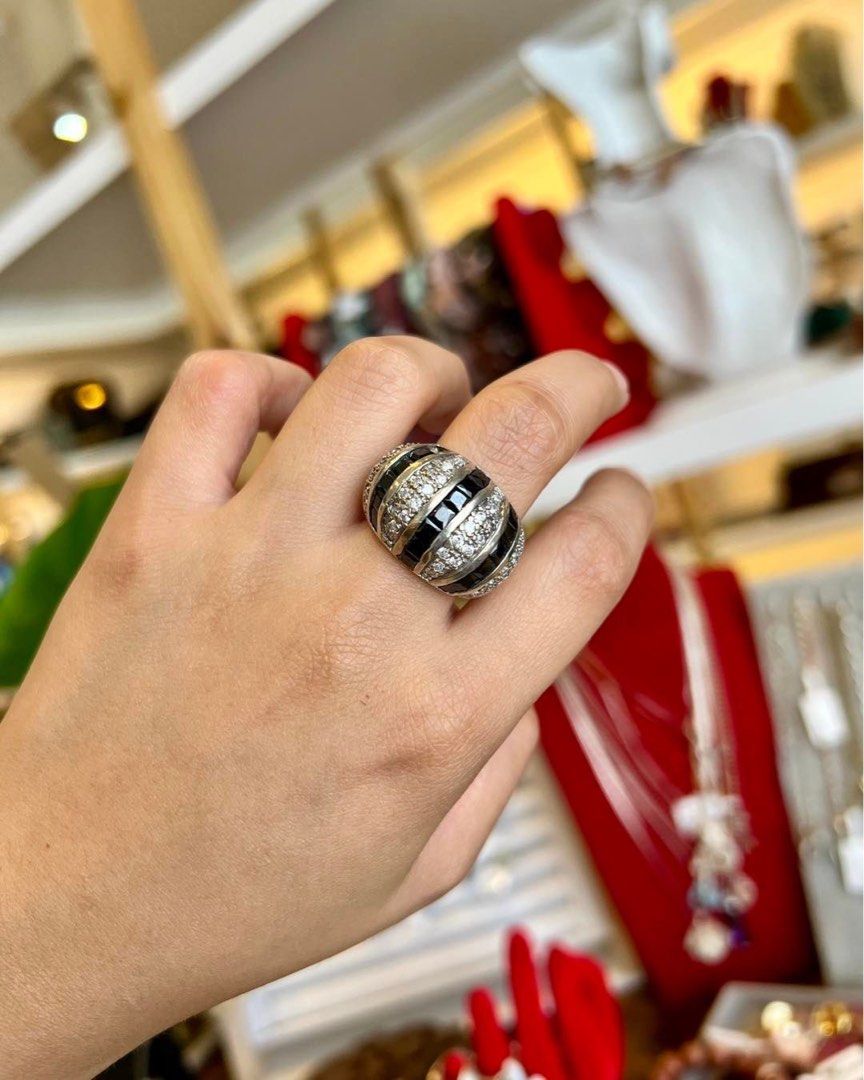 Vintage dome ring sales