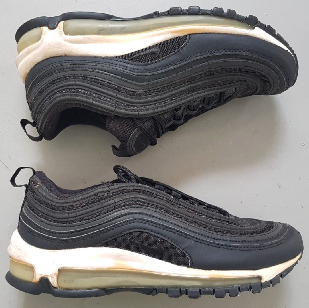 Vintage Nike Air Max 97 Sneakers US 6.5 UK 4 EUR 37.5 Retro Black and White