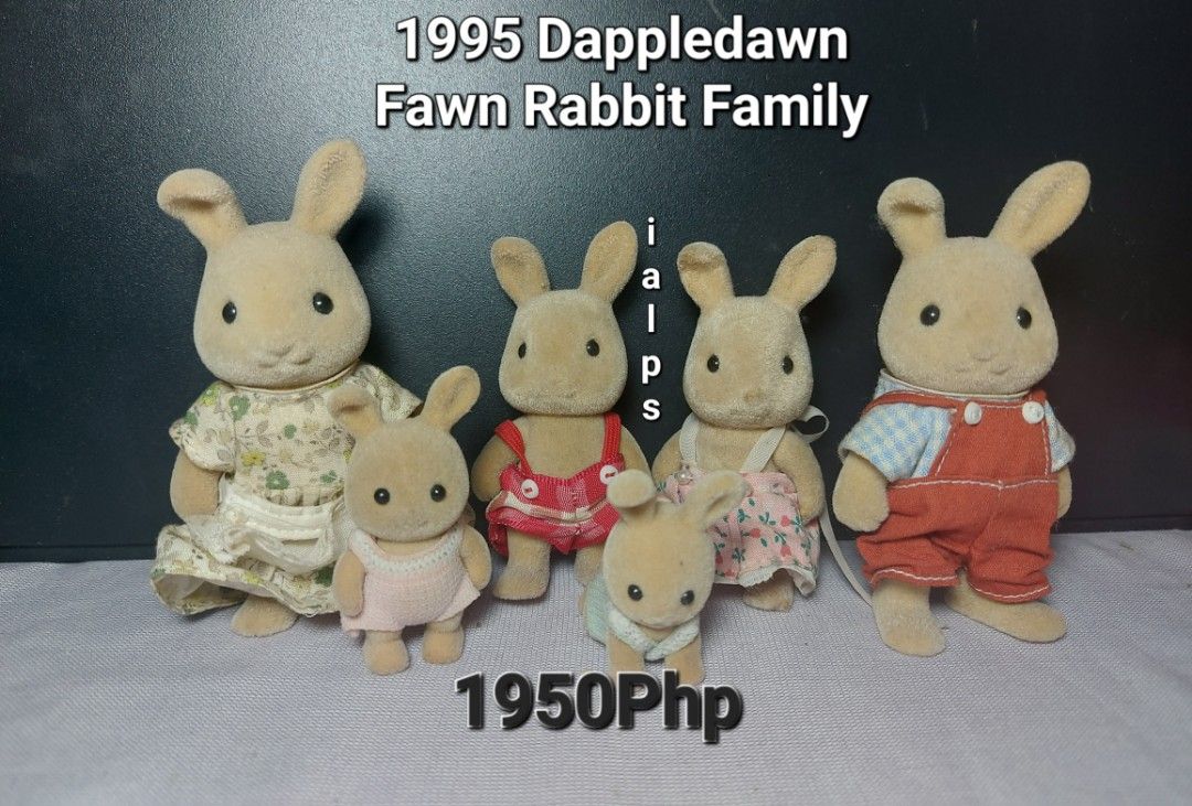 Vintage Sylvanian Families Figures Set (Category: Figurines & Statues) located in Pasig City. Submitted by lpsflover (Listing ID 1313574051, Image 3). Description: Each set has corresponding price. Please see each photos. In good condition but please manage your expectations since these have been around for more than a decade already. Clothes and some figures may need washing if you want them to look pristine. Not for fussy buyers Payment via BPI
