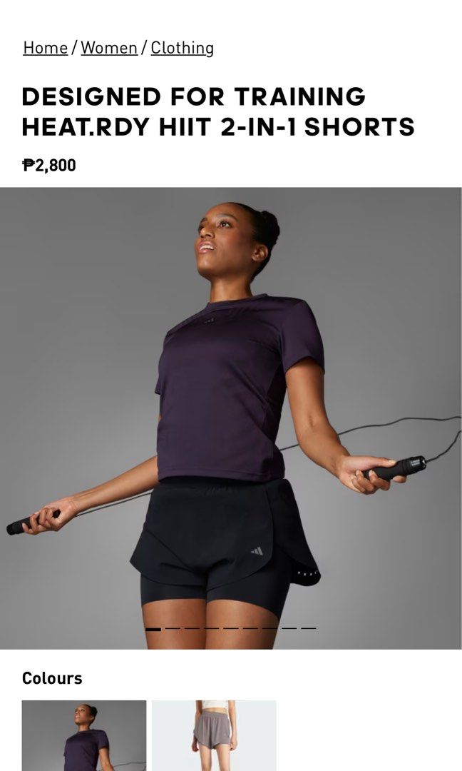 Women s hiit adidas shorts Women s Fashion Activewear on Carousell