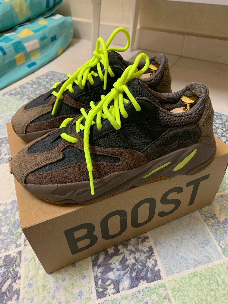 Yeezy 7 mauve green laces discount