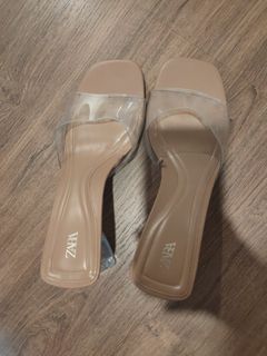 Zara leather high heels, Women's Fashion, Footwear, Heels on Carousell