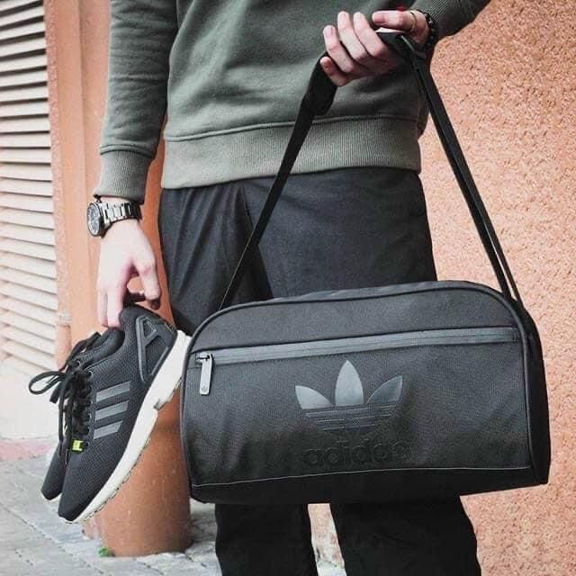100 Authentic Adidas Originals Weekender Duffel Bag Black 12 Litre For Travel Gym Sports Duffle Ready Stock