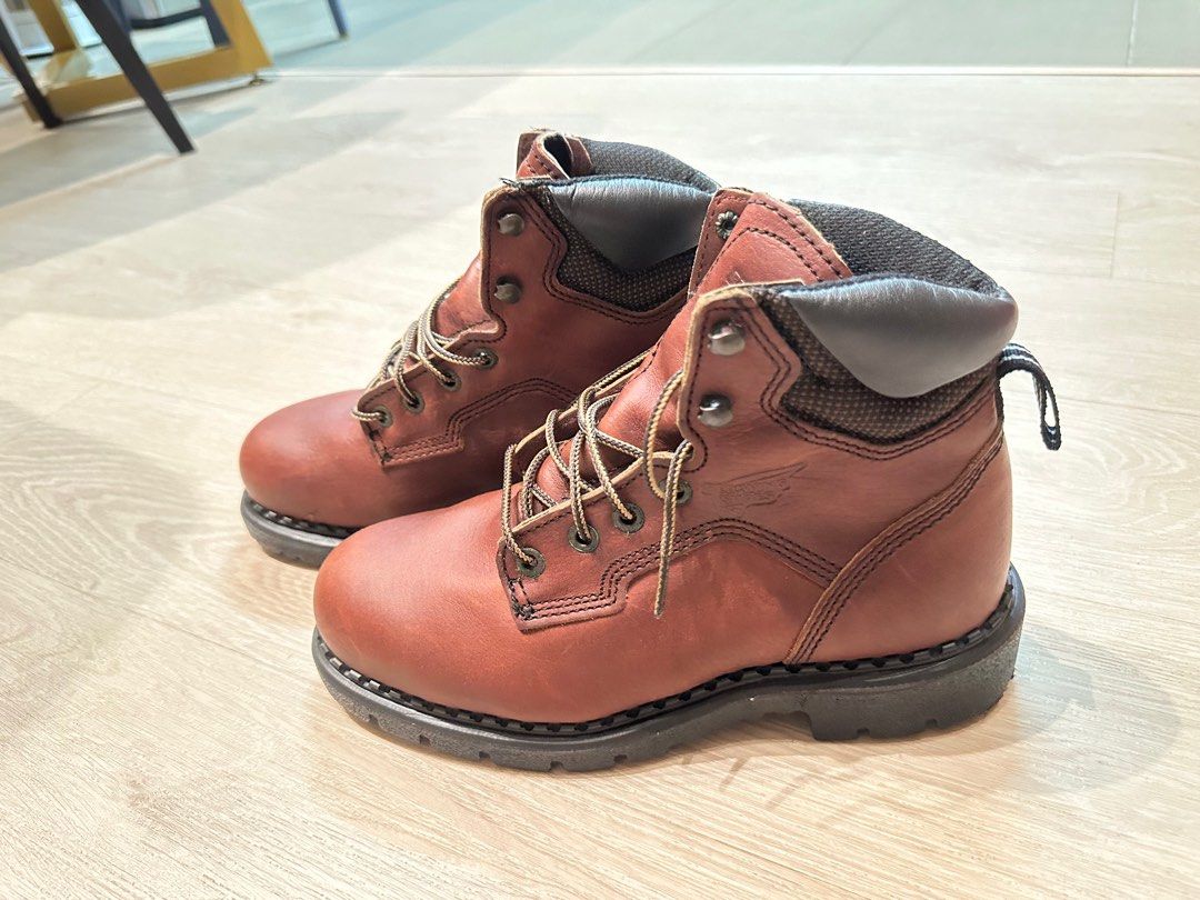 Red wing steel boots top