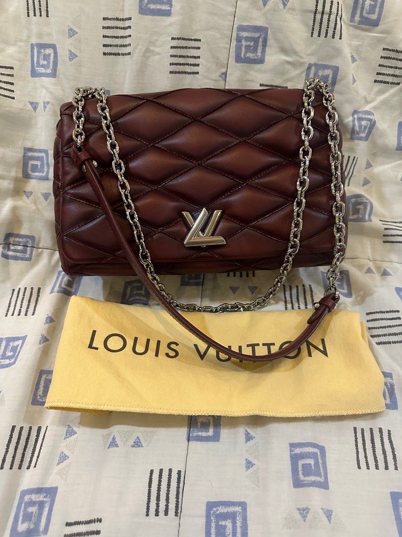 💯 Authentic LV Go-14 Malletage MM bag (Category: Luxury Bags & Wallets) located in Paranaque City. Submitted by lovebrand (Listing ID 1313638835, Image 2). Description: Like new. No flaws. Bought from LV GB4 Retail price at time of purchase: P225k With dustbag, mirror and box Soooo pretty. Likened to Chanel RFS: got another ‘for event’ bag.