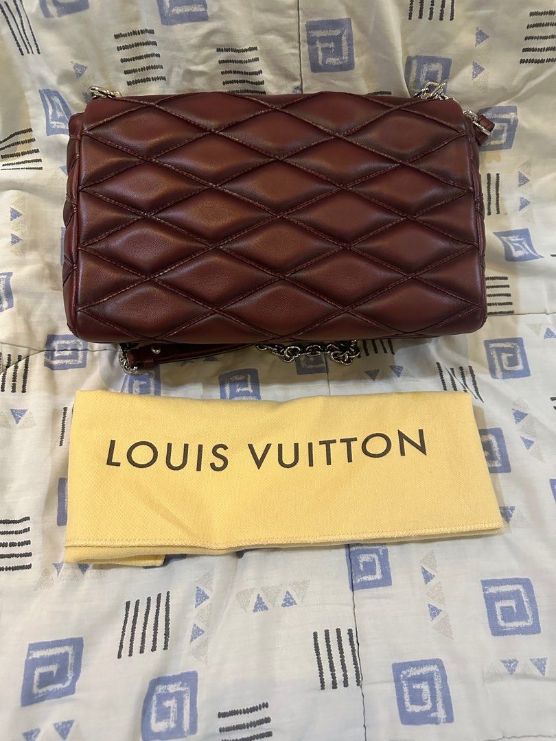 💯 Authentic LV Go-14 Malletage MM bag (Category: Luxury Bags & Wallets) located in Paranaque City. Submitted by lovebrand (Listing ID 1313638835, Image 3). Description: Like new. No flaws. Bought from LV GB4 Retail price at time of purchase: P225k With dustbag, mirror and box Soooo pretty. Likened to Chanel RFS: got another ‘for event’ bag.