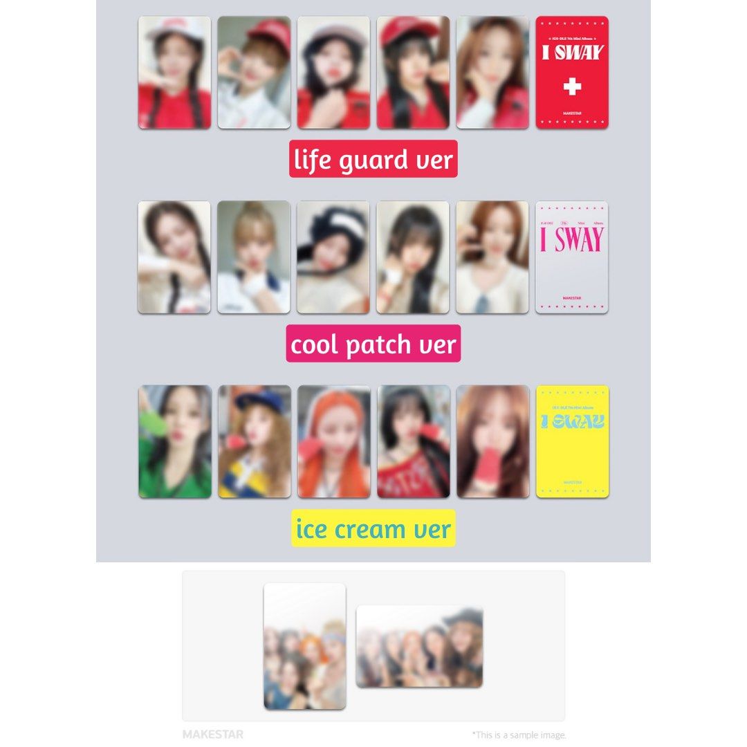 SECURED] (G)I-DLE GIDLE I SWAY Official Photocard - Makestar LD 