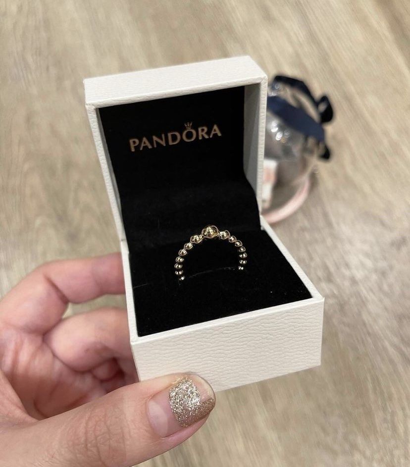SALE PANDORA STRING OF BEADS RING Women s Fashion Jewelry Organizers Rings on Carousell