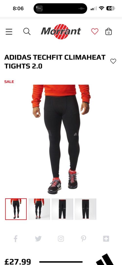 Adidas techfit climaheat new arrivals