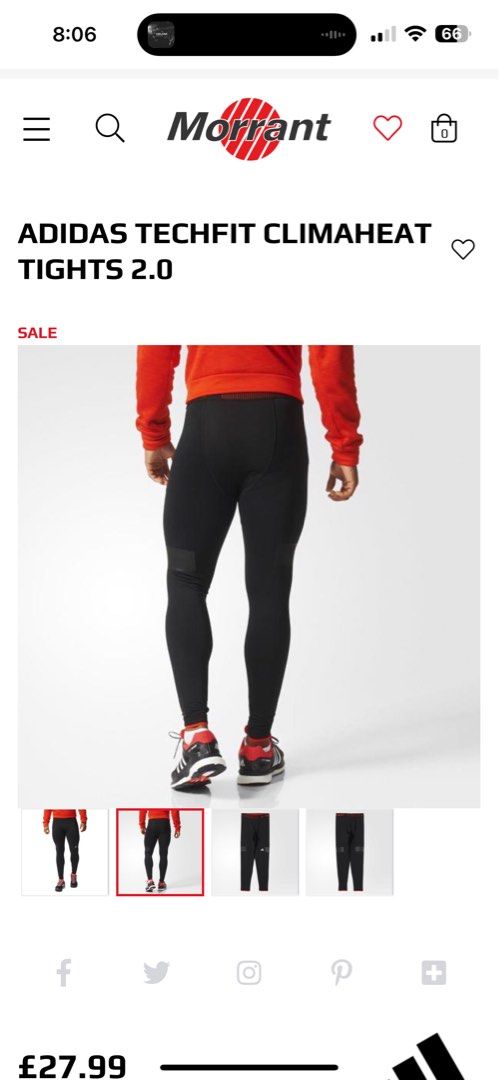 Adidas techfit climaheat best sale