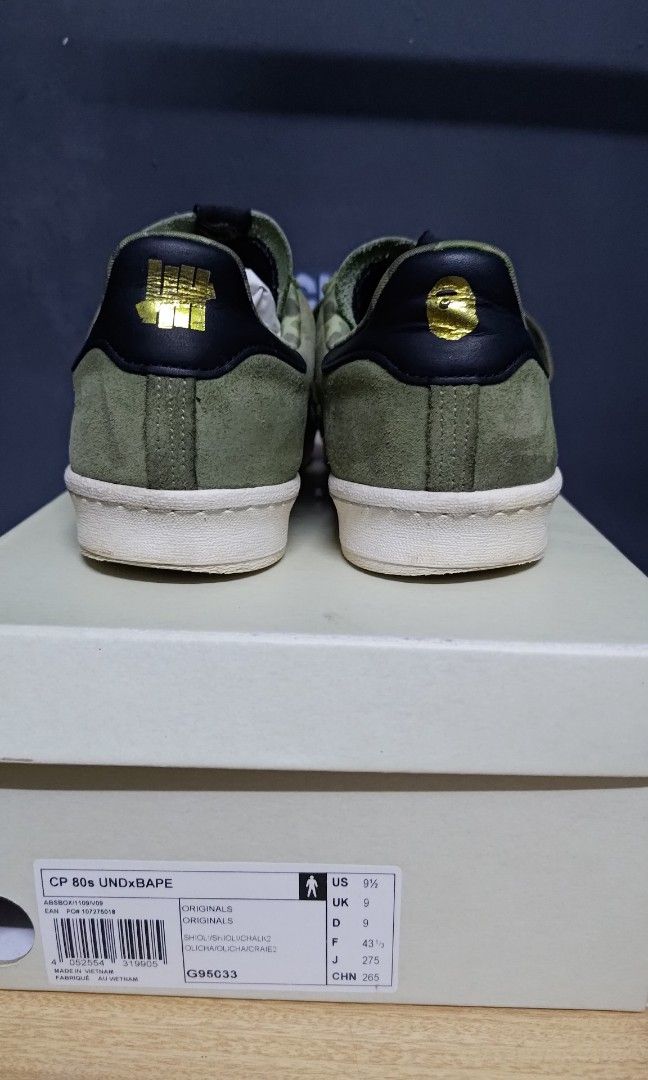 Adidas x bape x undefeated 9UK Men s Fashion Footwear Sneakers on Carousell