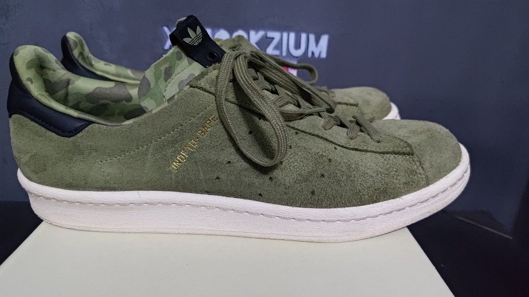 Adidas x bape x undefeated 9UK Men s Fashion Footwear Sneakers on Carousell