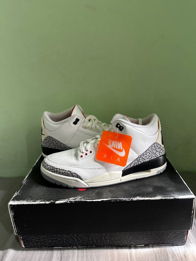 Air jordan iii white sales