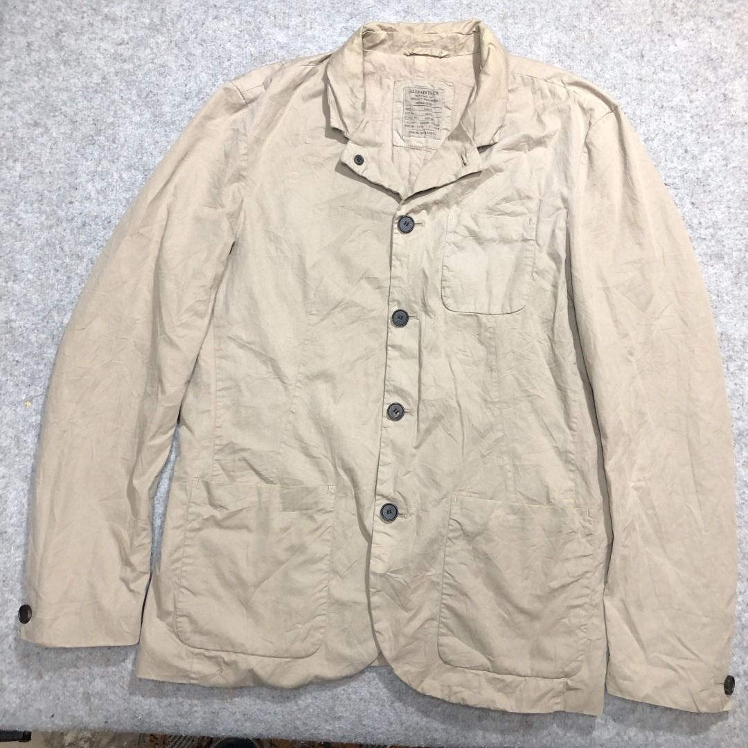 ALL SAINTS SPITALFIELDS Larson Utility Painters Carpenters Blazer Jacket size 40 Medium Men s Fashion Coats Jackets and Outerwear on Carousell
