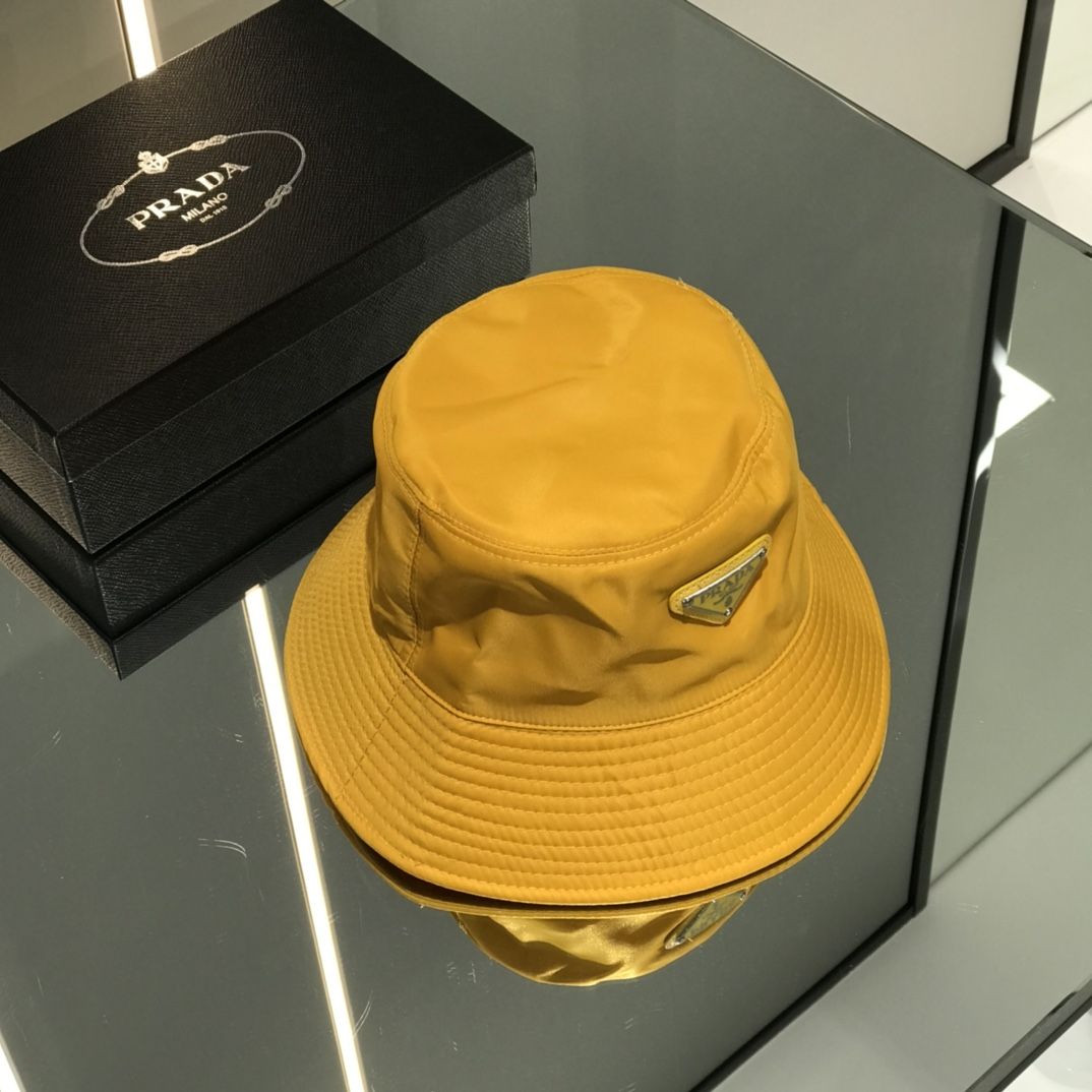 Authentic prada nylon bucket hat Women s Fashion Watches Accessories Hats Beanies on Carousell