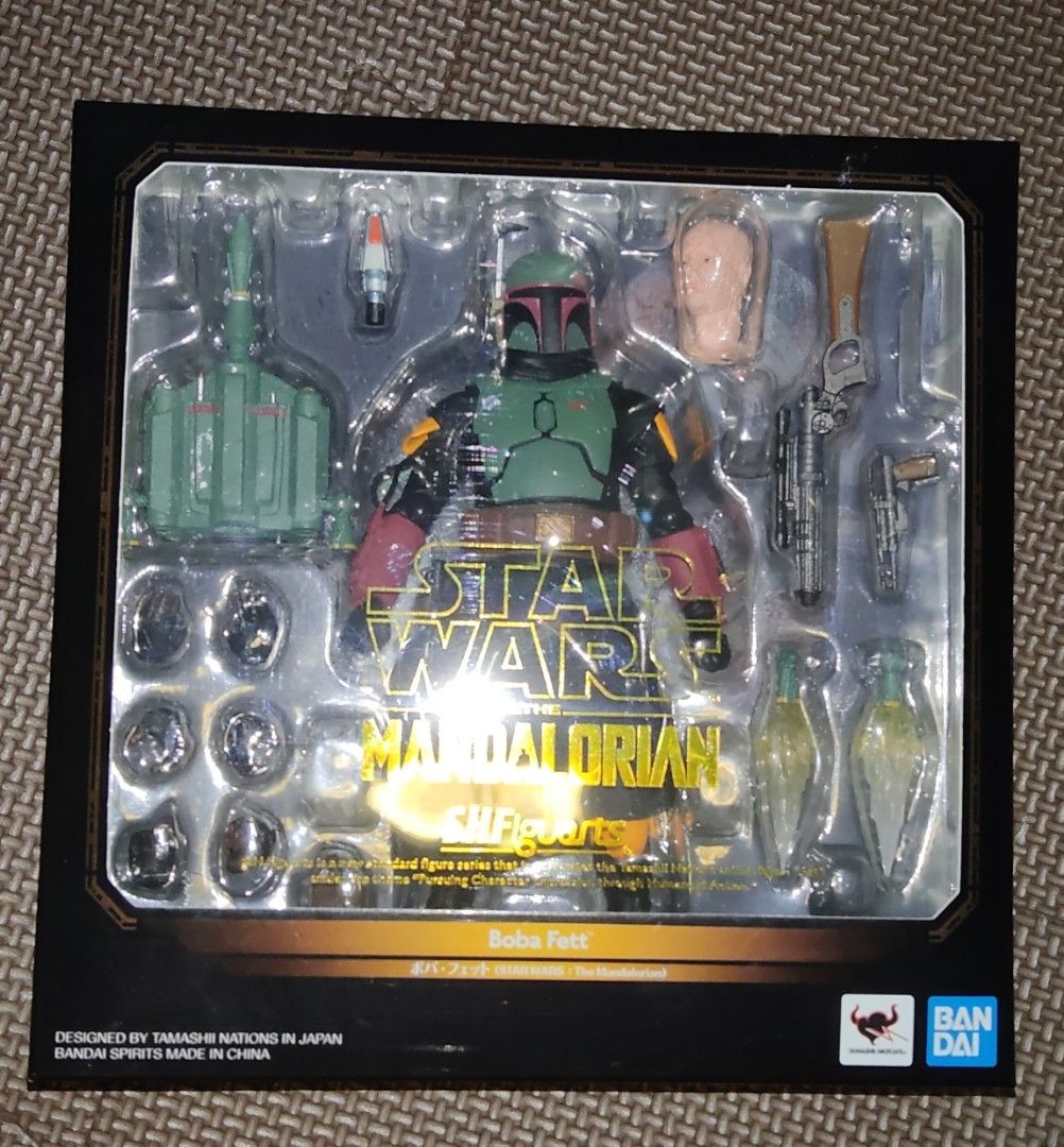 Bib shf figuart boba Fett mandalorian star wars, Hobbies Toys