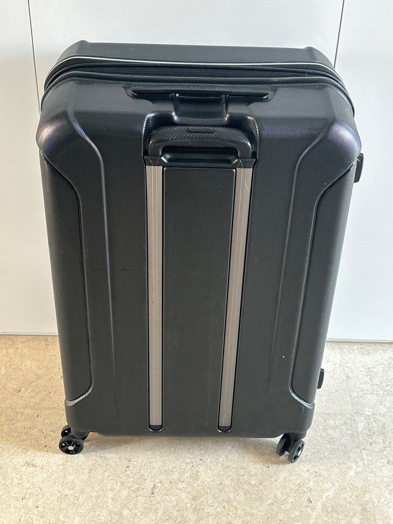 Black American Tourister 32 inch Hard Case Luggage Furniture Home Living Home Improvement Organisation Storage Boxes Baskets on Carousell