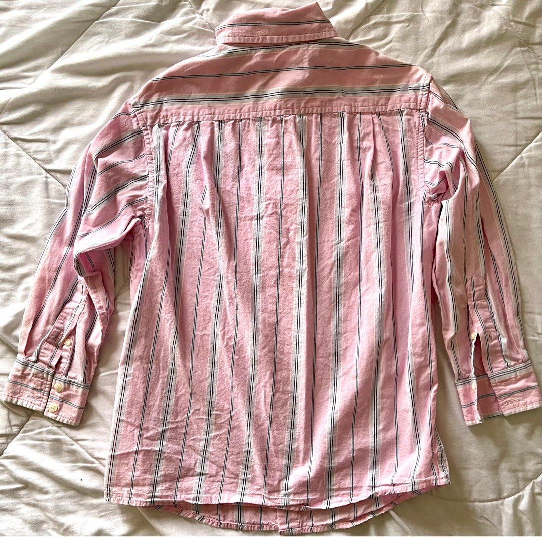 Boys’ Long Sleeve Polo (Category: Babies & Kids Fashion) located in San Juan City. Submitted by rike_ramirez (Listing ID 1313684783, Image 3). Description: Pink Stripes Long Sleeves Polo Kids size 8.