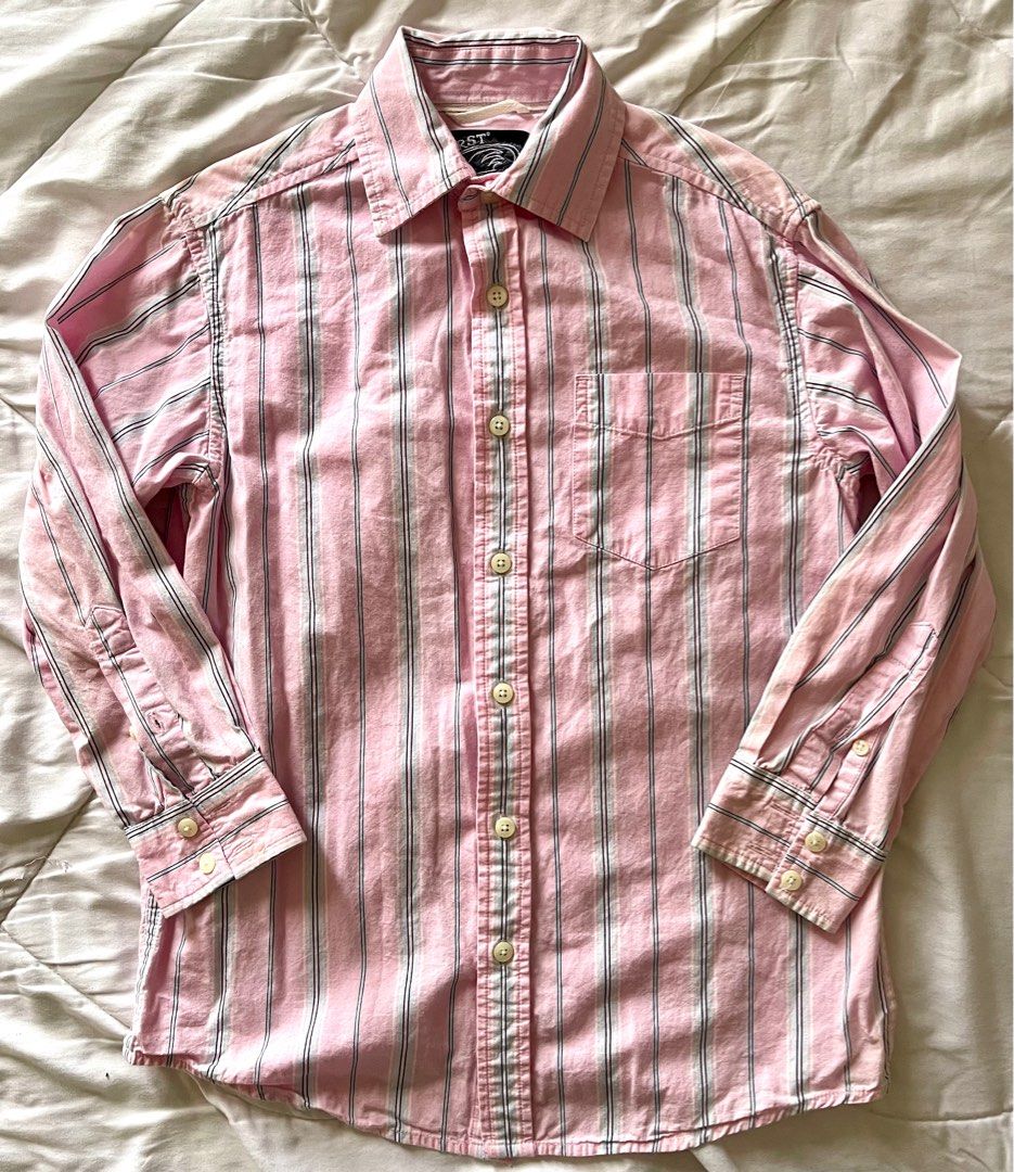 Boys’ Long Sleeve Polo (Category: Babies & Kids Fashion) located in San Juan City. Submitted by rike_ramirez (Listing ID 1313684783, Image 1). Description: Pink Stripes Long Sleeves Polo Kids size 8.