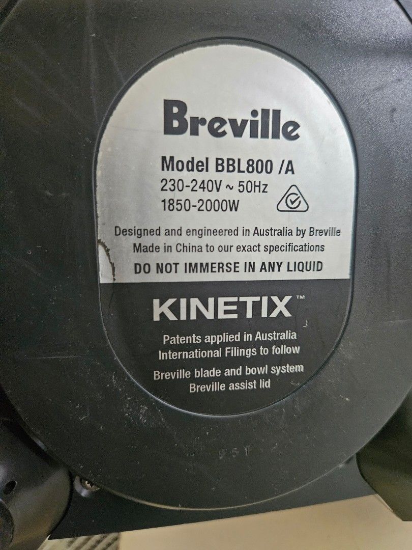 Breville bbl800 shop