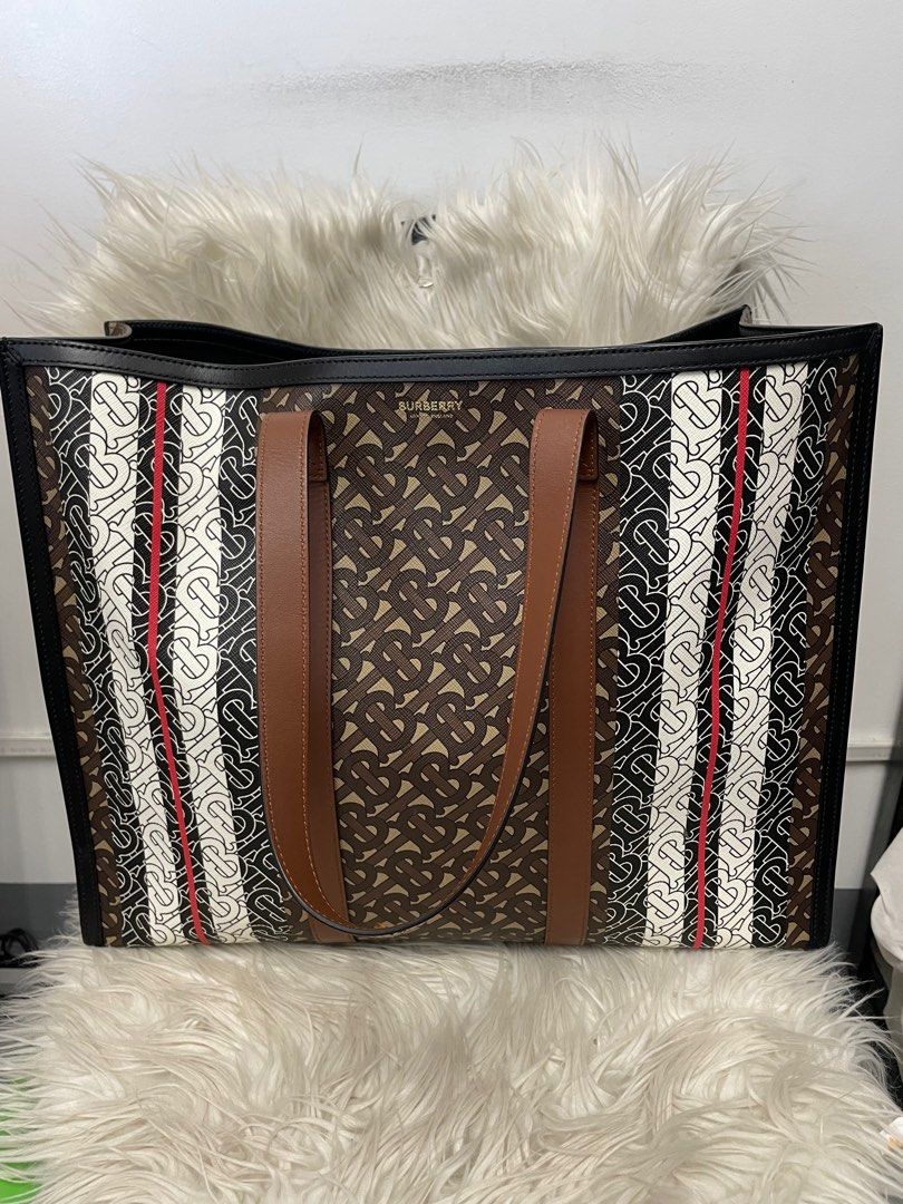 Canvas burberry cheap
