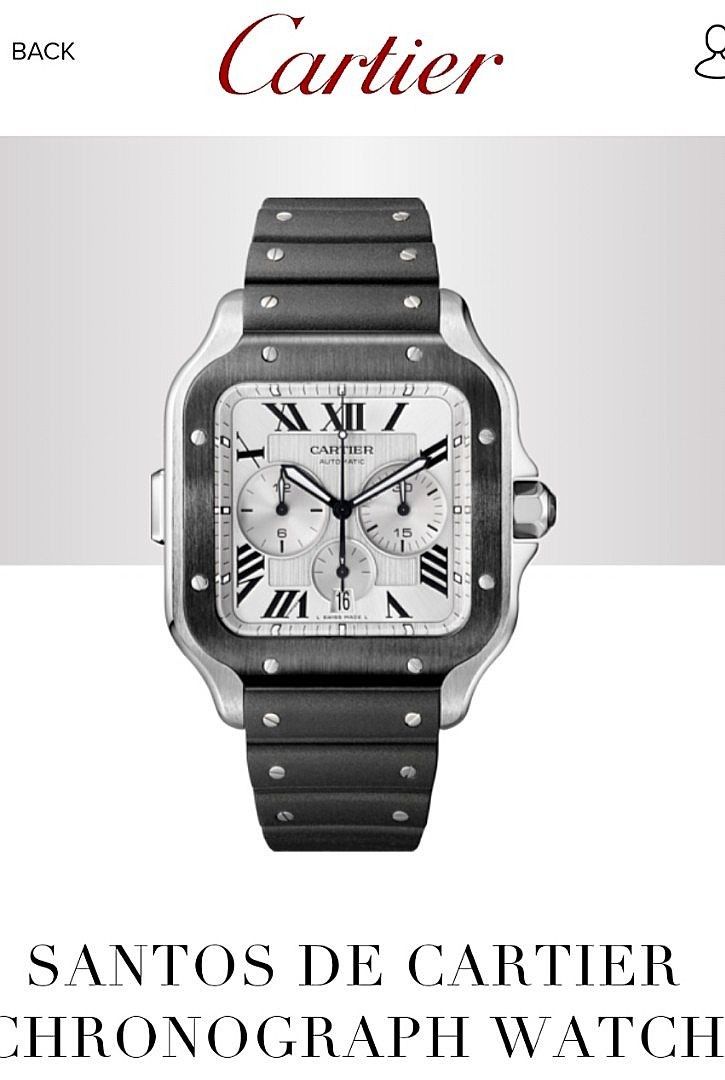 Santos chronograph shop