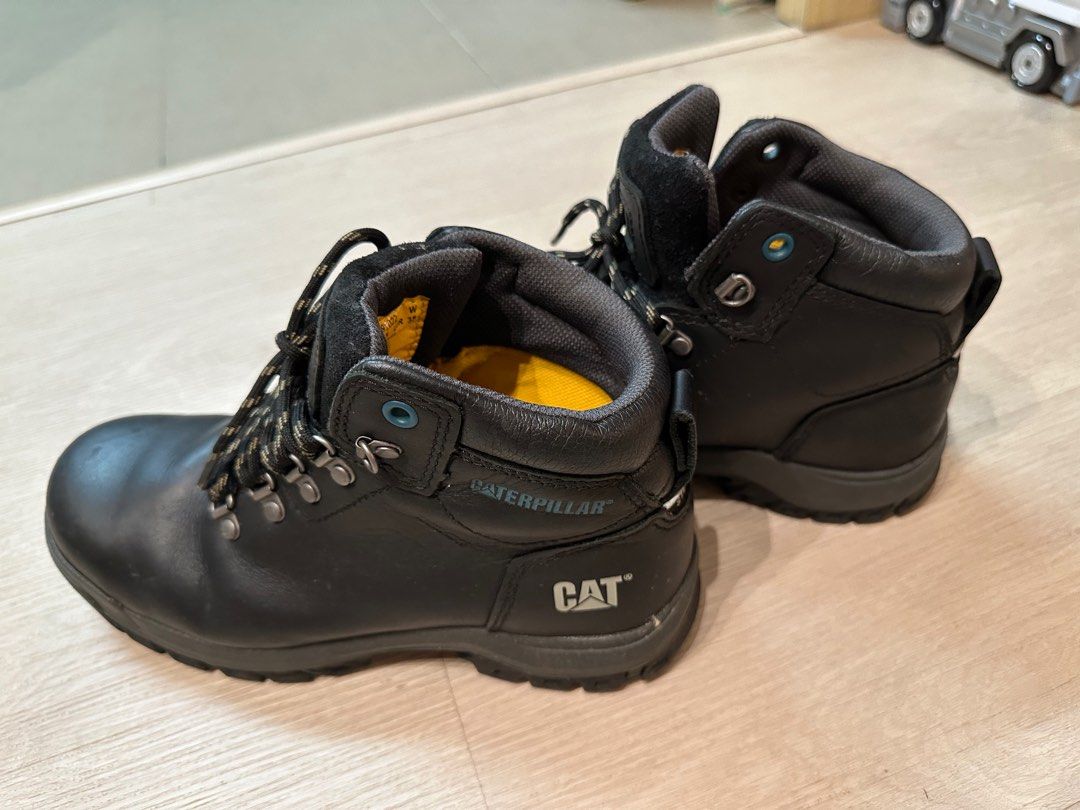 Caterpillar leather steel toe safety boots P91022