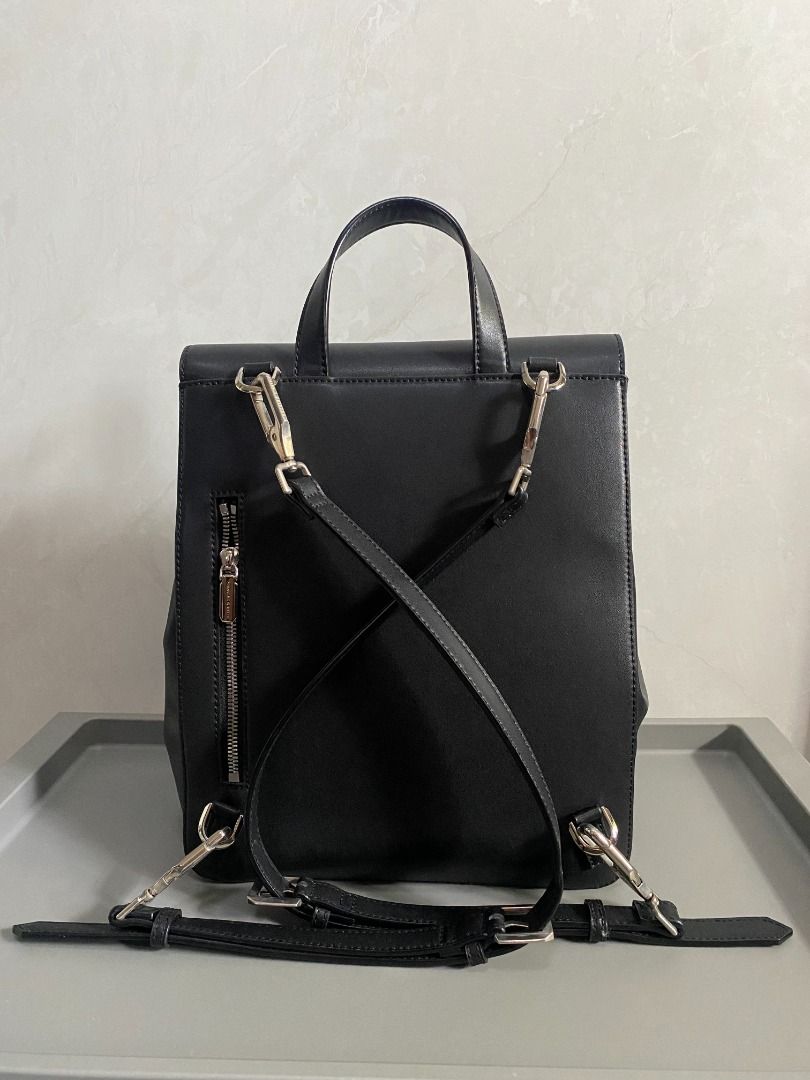 Charles Keith Black Backpack Women s Fashion Bags Wallets Backpacks on Carousell