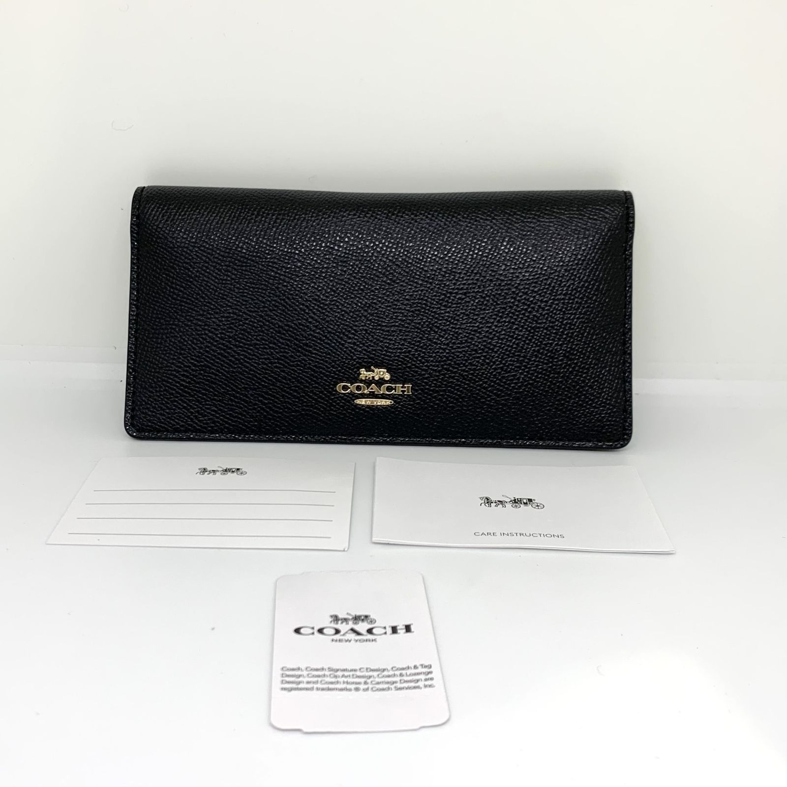 COACH F88025 BLACK BIFOLD WALLET 247031895