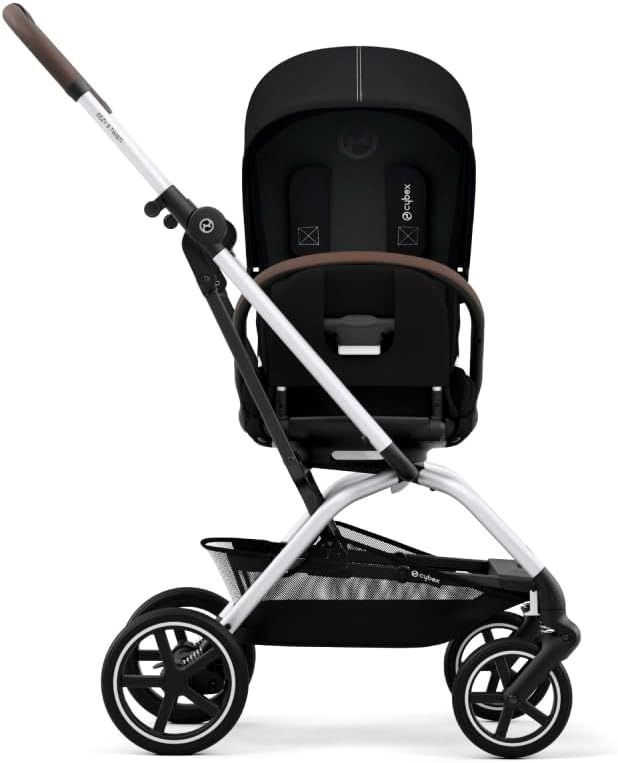CYBEX Eezy S Twist 2 V2 Baby Stroller with 360 Rotating Seat for Infants 6 Months and Up Compatible with CYBEX Car Seats